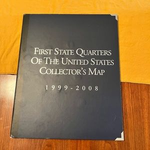 First State Quarters of the United States Collector’s Map